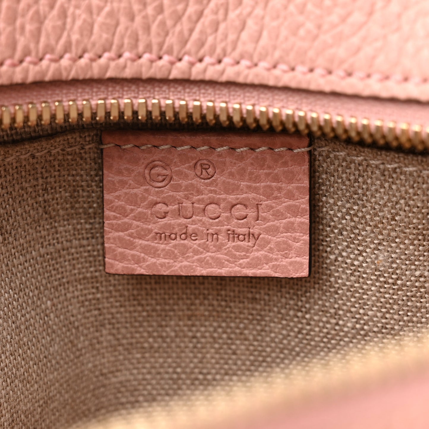 Monogram Mini Bree Messenger Bag Beige Soft Pink