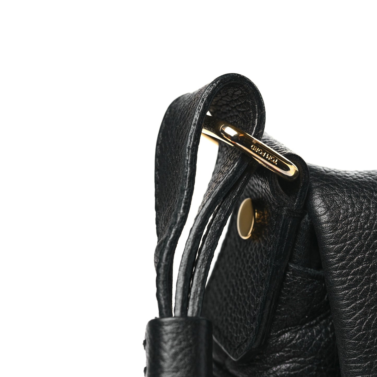 Grained Calfskin Medium Jennifer Crossbody Bag Black