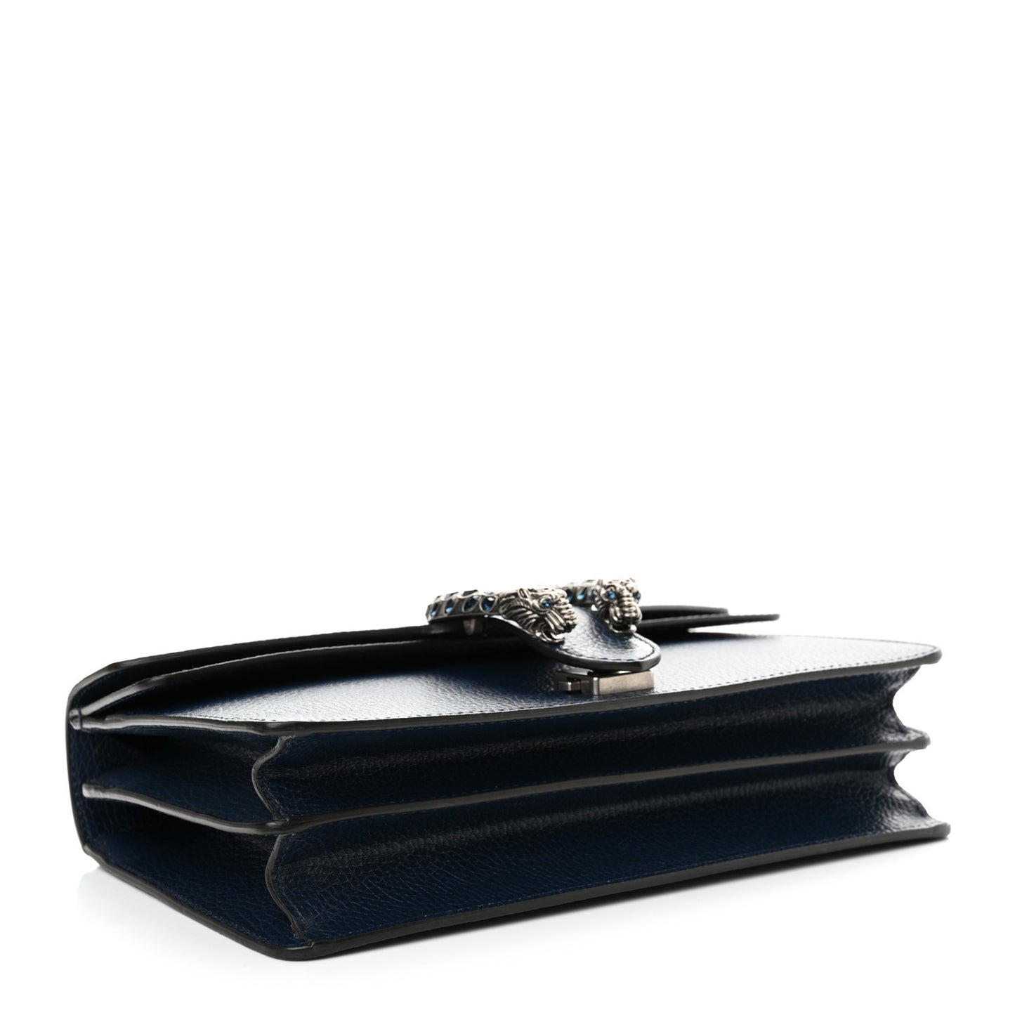Dollar Calfskin Crystal Small Dionysus Shoulder Bag Blue Agata Montana Sapphire