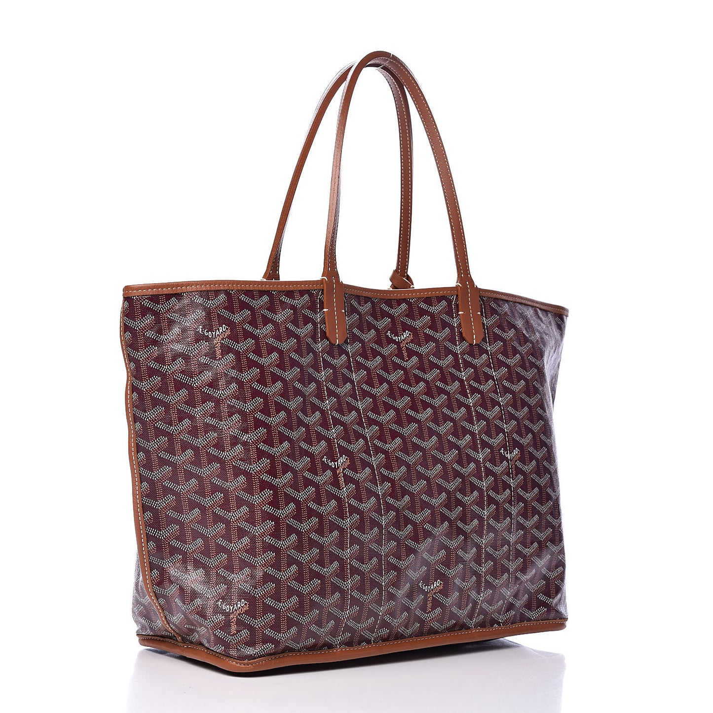 Goyardine Reversible Anjou PM Burgundy