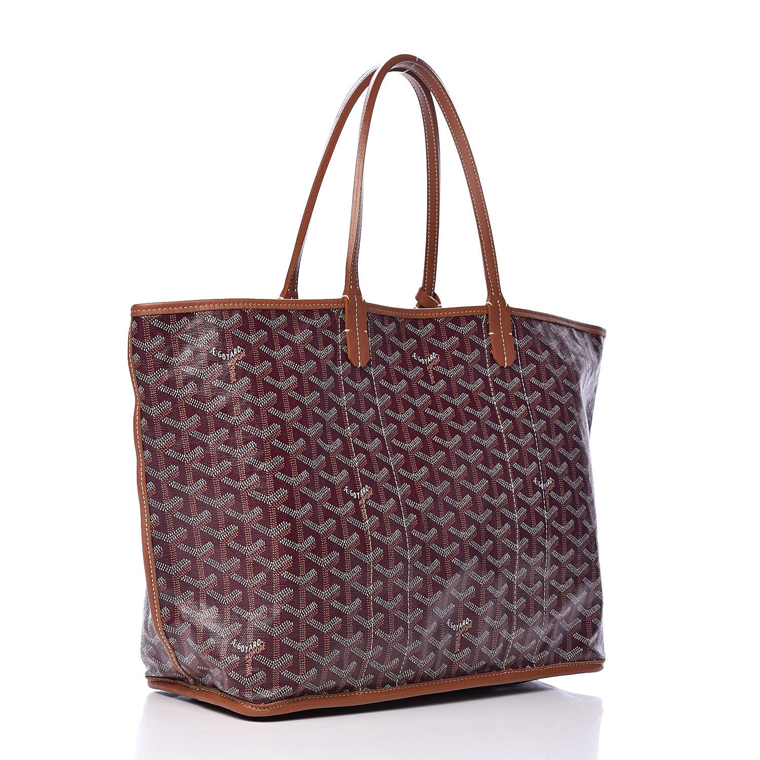 Goyard Goyardine Reversible Anjou PM Burgundy 6 of 18