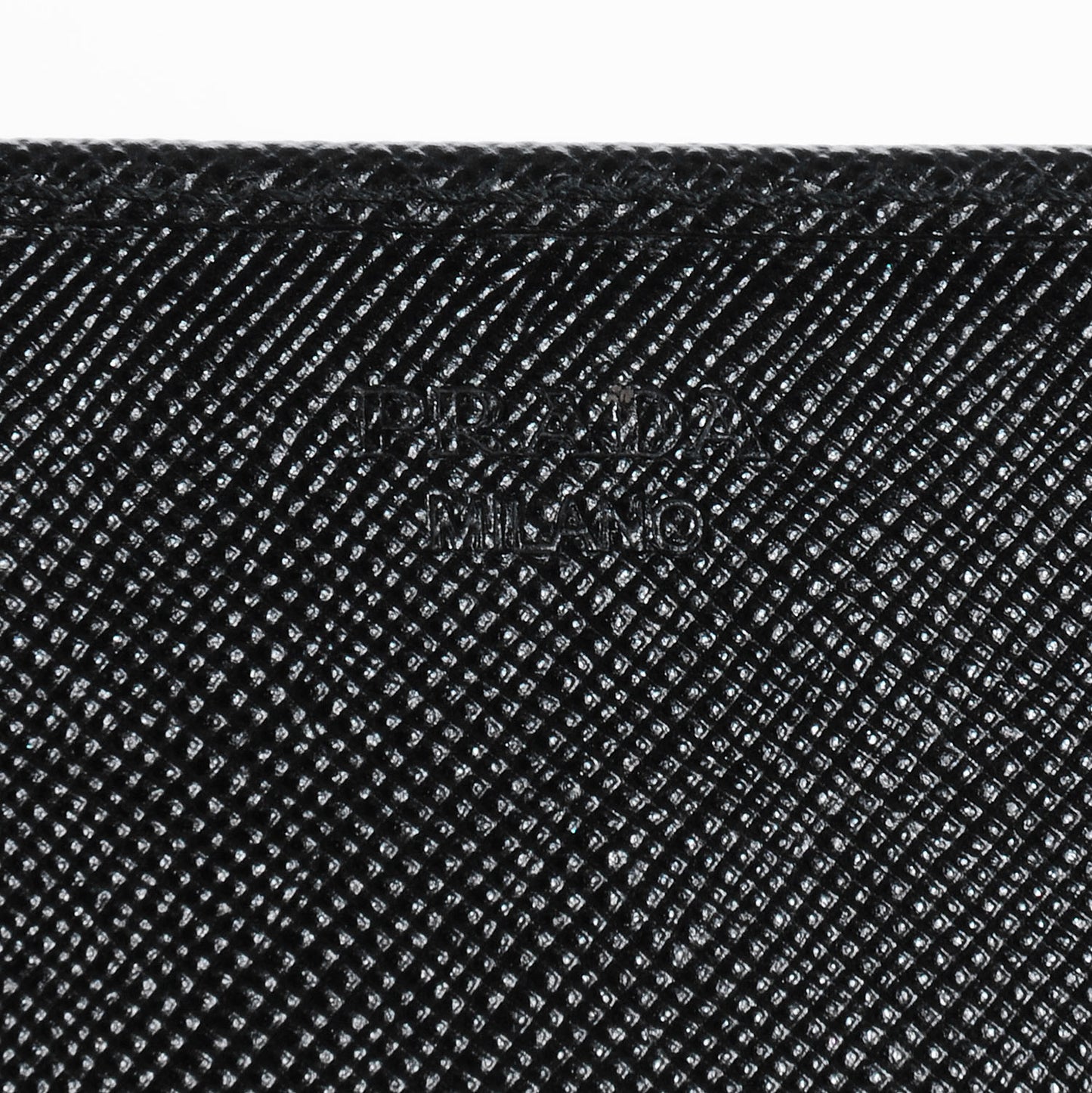 Saffiano Metal Continental Wallet Nero Black
