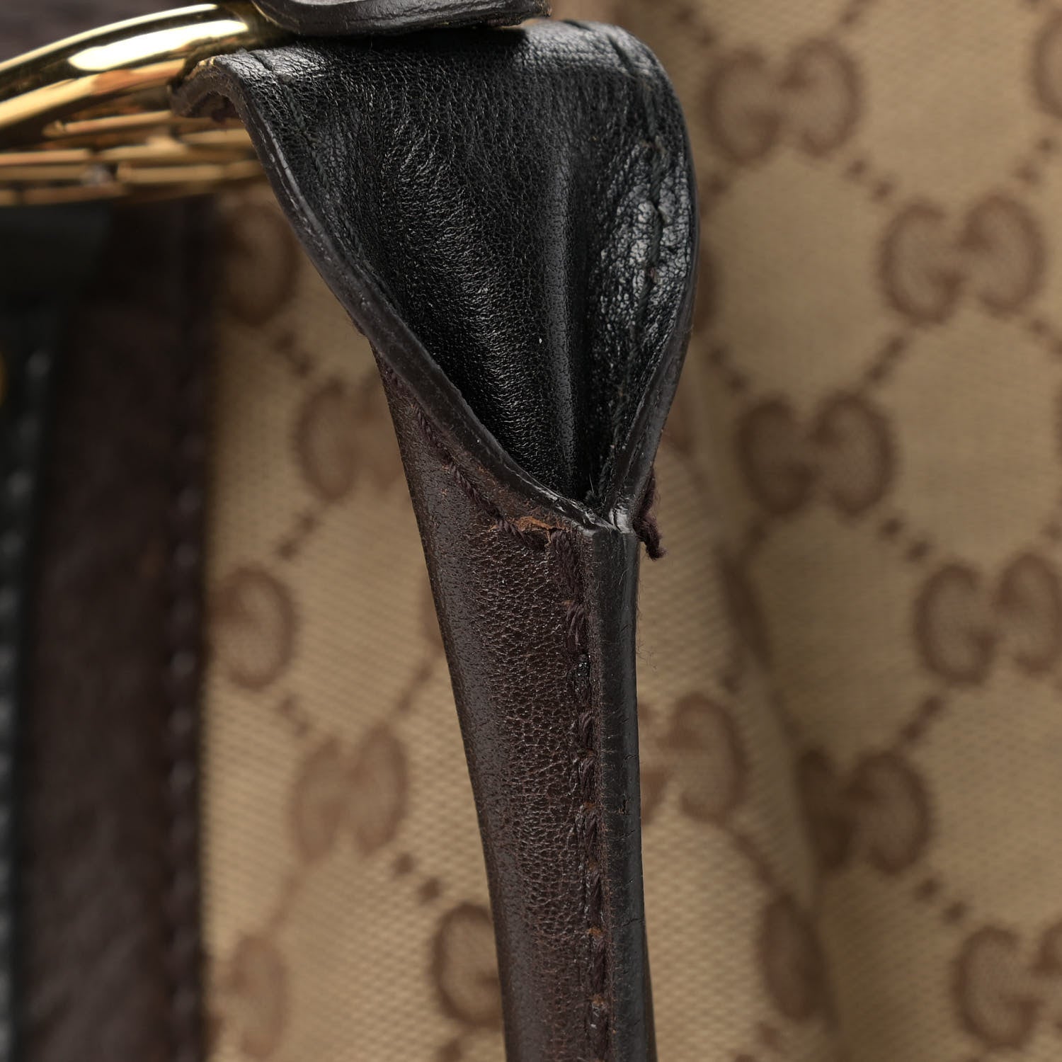 Gucci Monogram Medium Interlocking Icon Tote Dark Brown 11 of 11