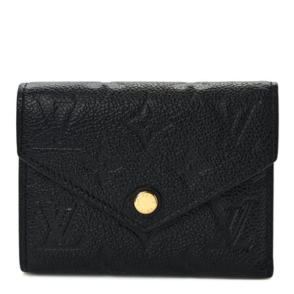 Louis Vuitton Empreinte Victorine Wallet Black 1 of 7