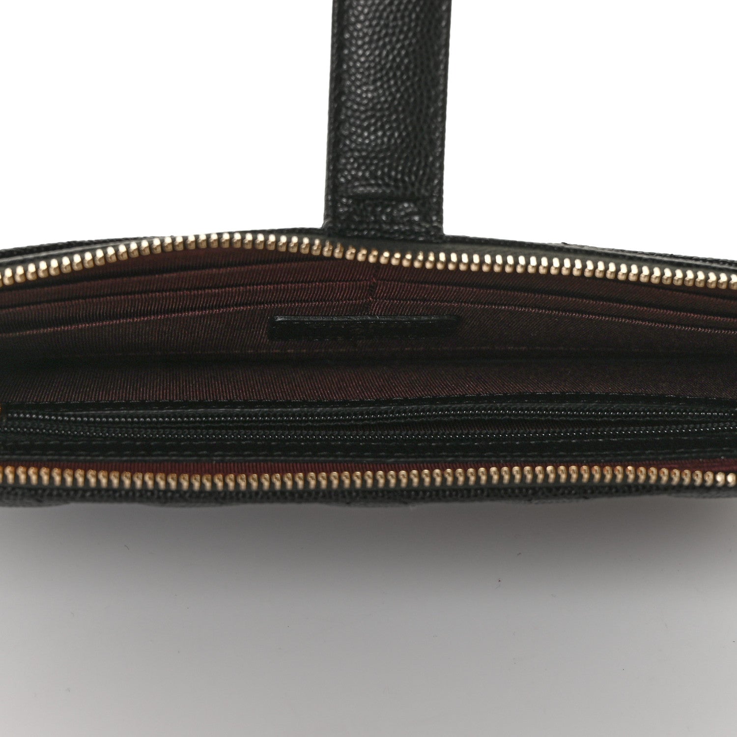 Chanel Caviar Quilted Classic Pouch With Handle Black 5 of 9