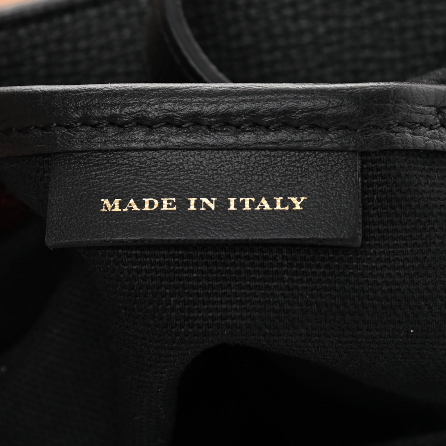 Grainy Calfskin House Check Small Canterbury Tote Black