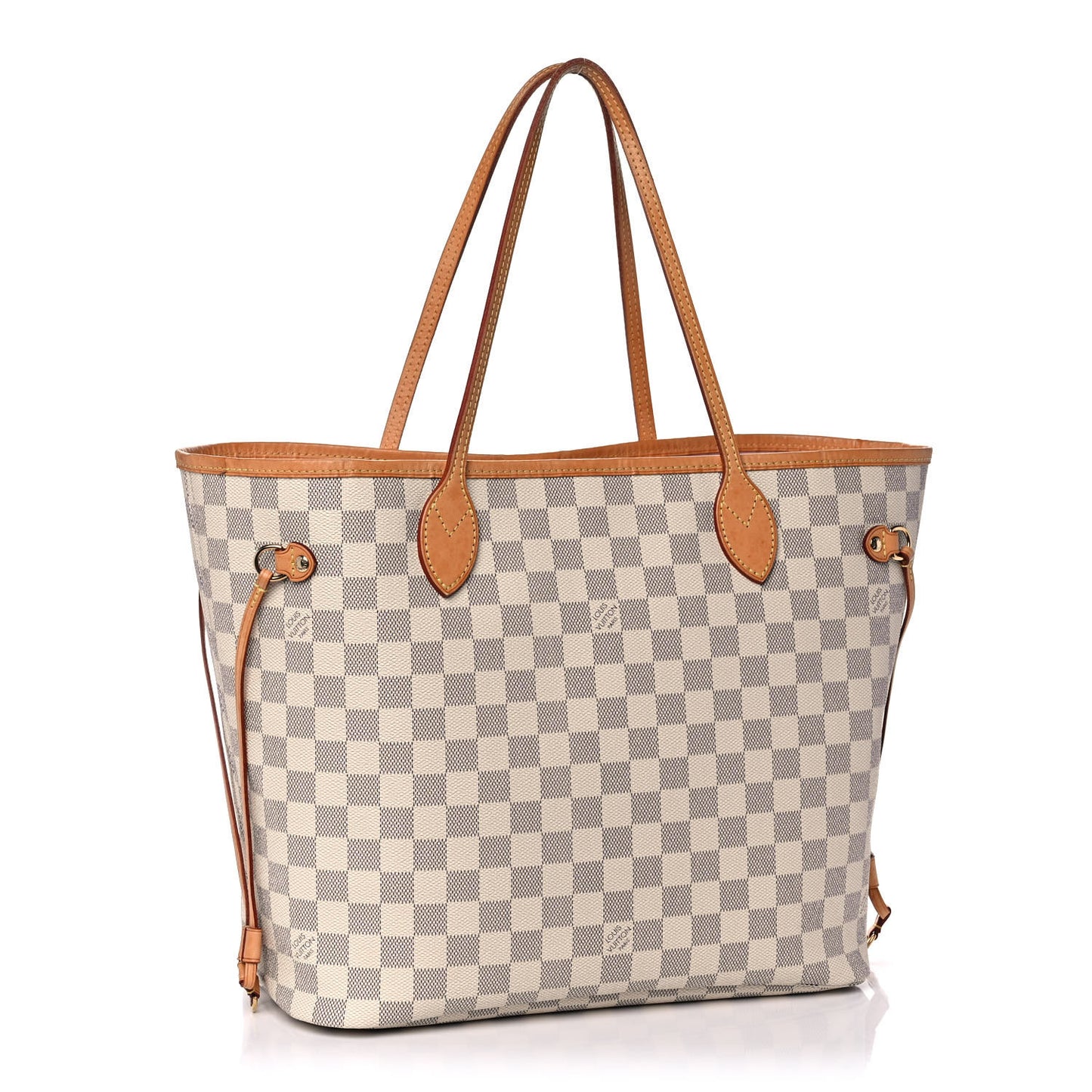 Damier Azur Neo Neverfull MM Rose Ballerine
