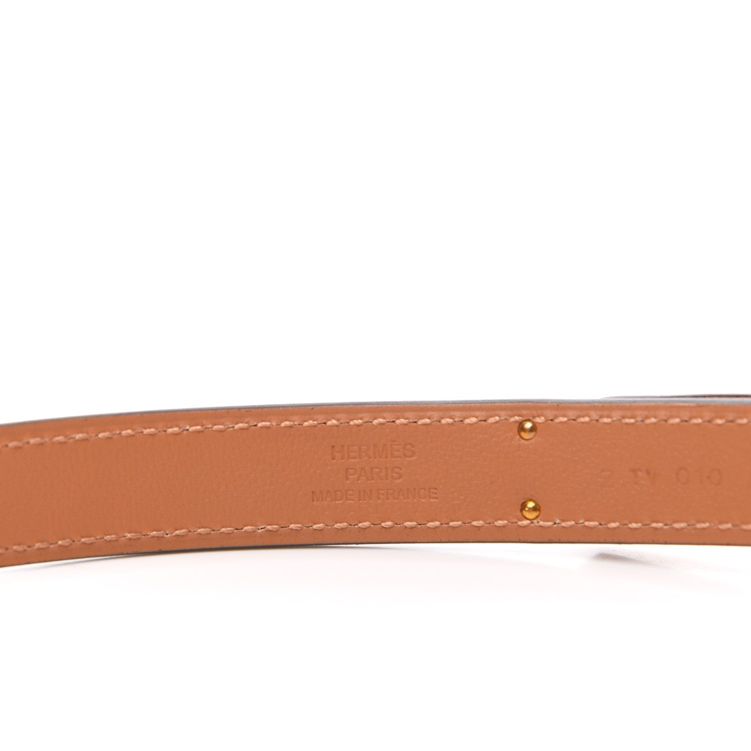 Hermes Epsom Kelly Pocket Belt Gold 3 of 8