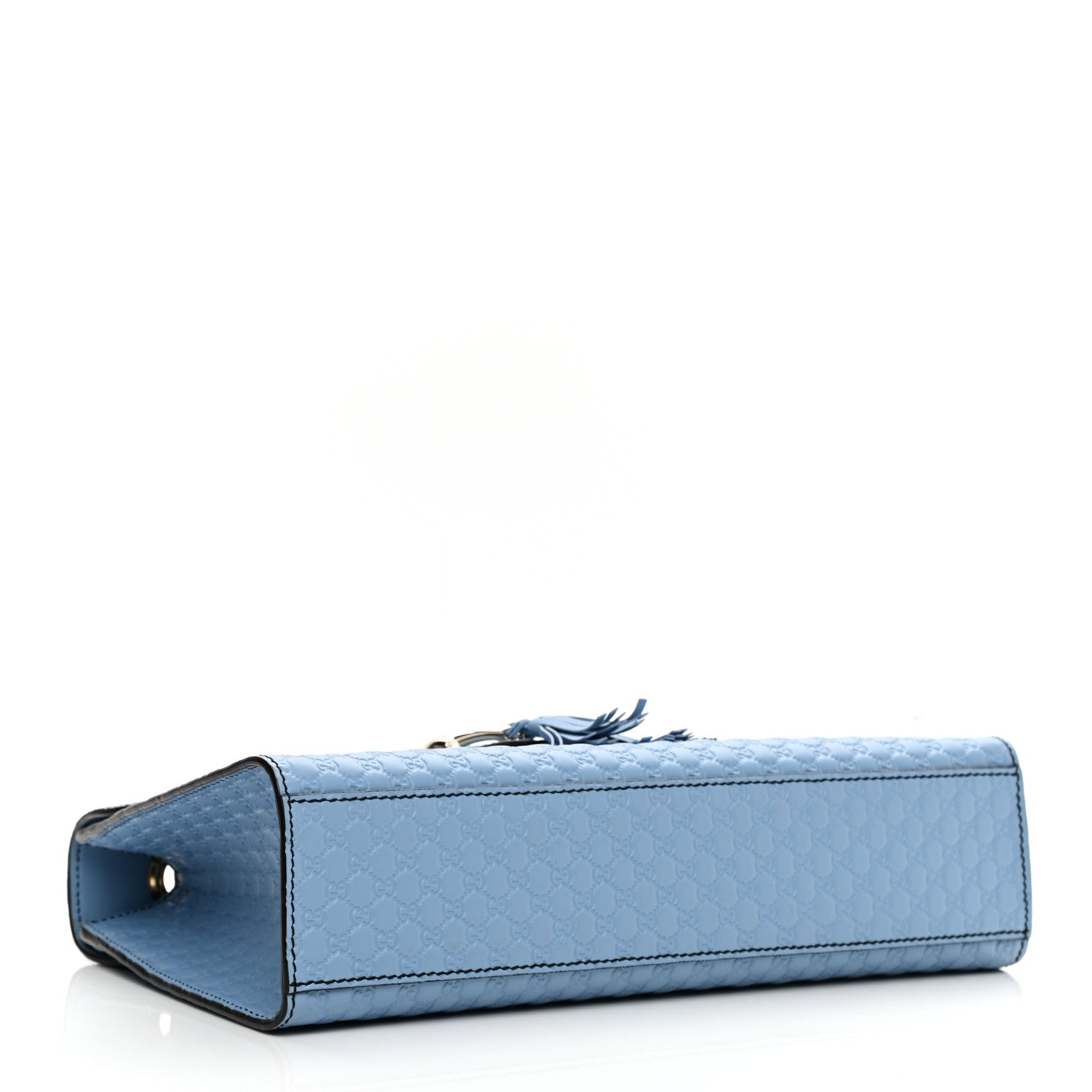 Gucci Microguccissima Medium Emily Chain Shoulder Bag Mineral Blue 4 of 11
