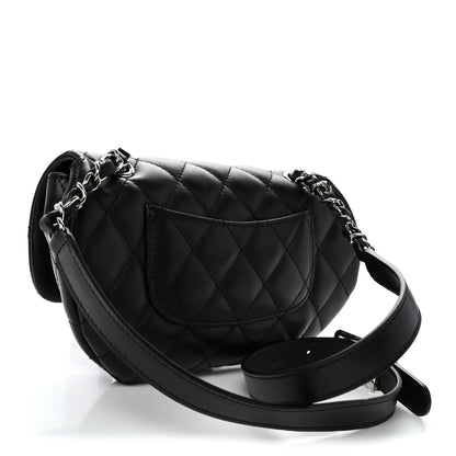 Chanel Calfskin Quilted CC Uniform Flap Belt Bag Black 3 of 10