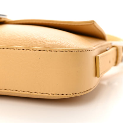 Fendi Vitello Enamel Interchangeable Strap Baguette Giallo Alchemy 10 of 14