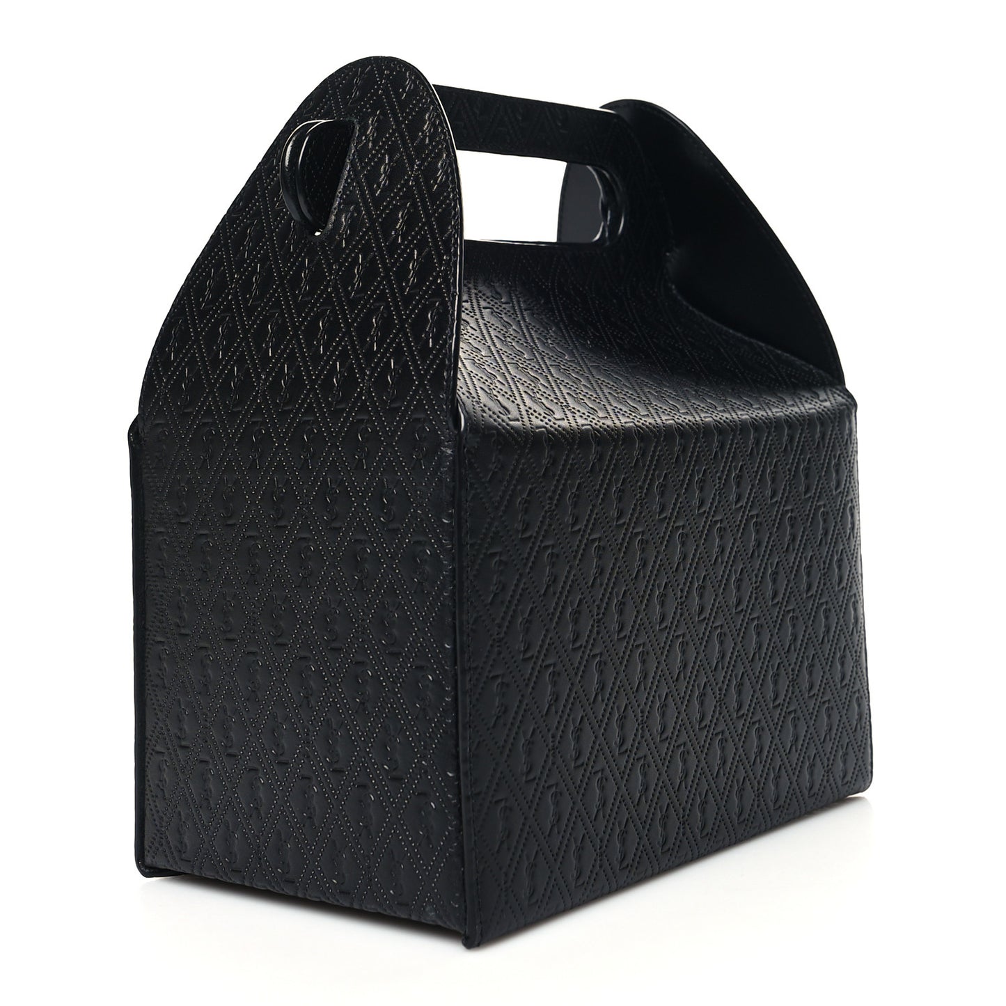 Calfskin Monogram Take Away Box Black