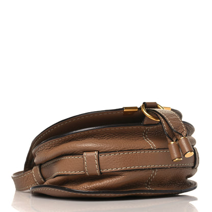 Chloe Calfskin Mini Marcie Round Crossbody Bag Nut 3 of 11