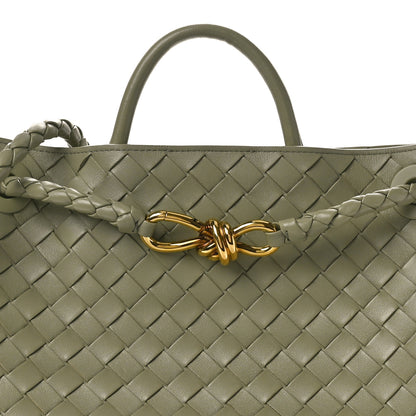 Bottega Veneta Nappa Intrecciato Medium Andiamo Shoulder Bag Travertine 8 of 10
