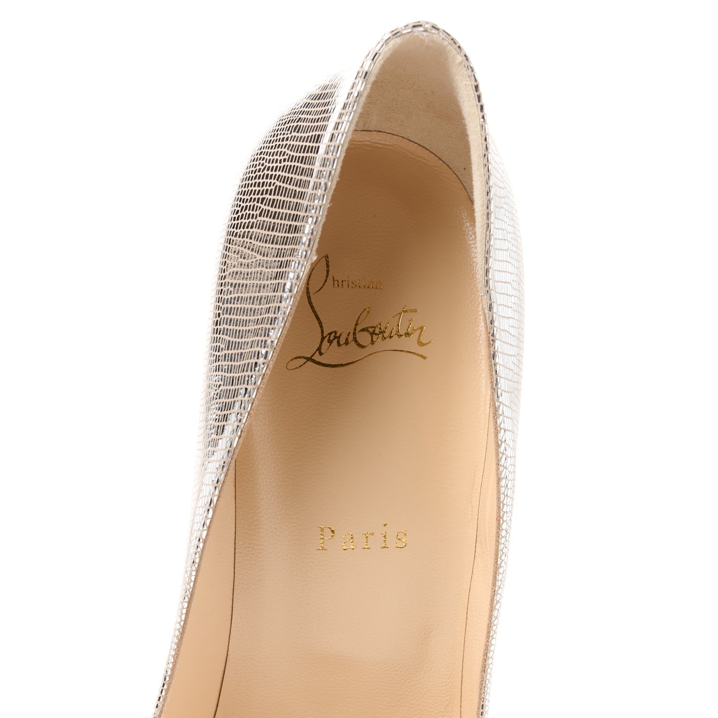 Metallic Pigalle Follies 100 Pumps 41.5 Silver