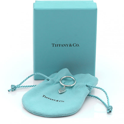 Tiffany Sterling Silver Return to Tiffany Heart Tag Ring 48 4.5 6 of 6