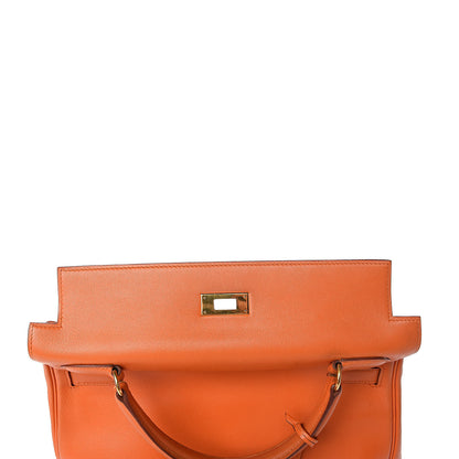 Hermes Swift Kelly Retourne 32 Orange 32 of 38