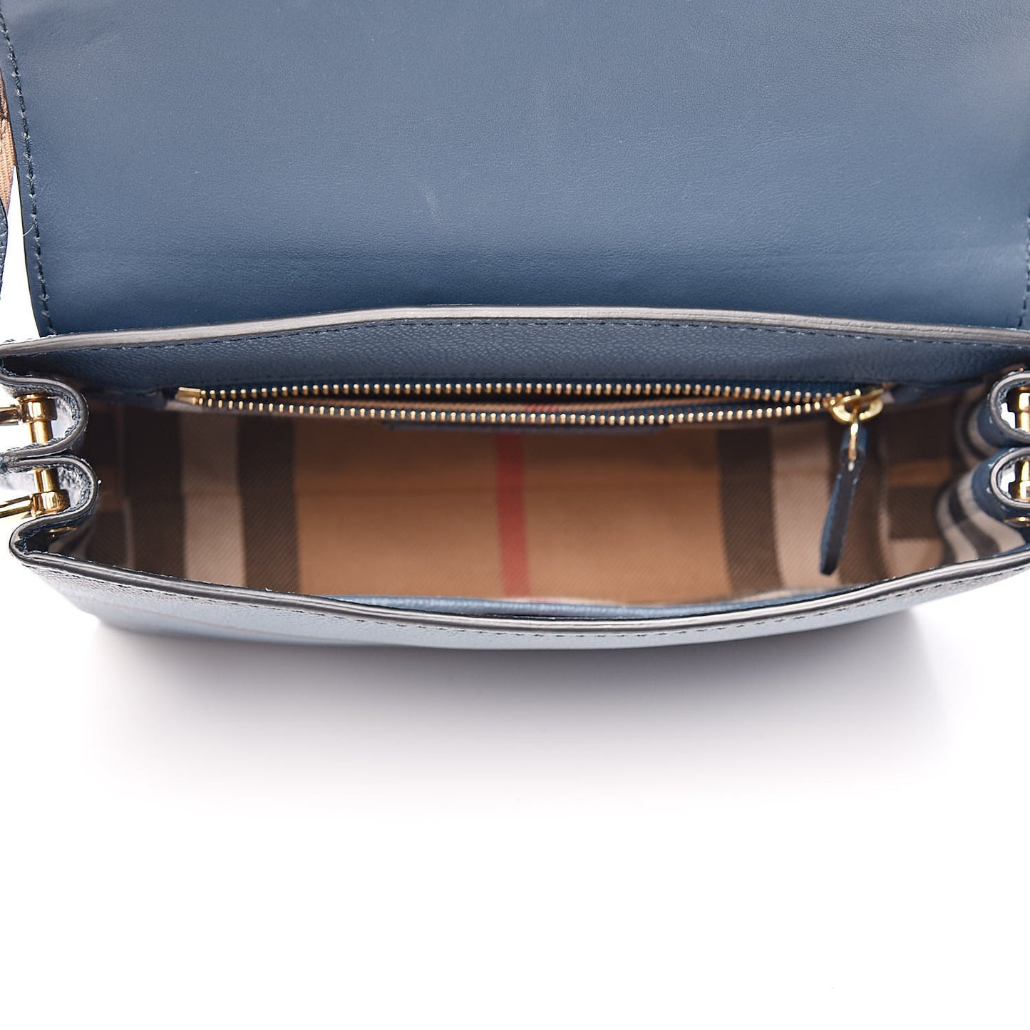 Soft Grained Calfskin Check Graphic Print Small Medley Crossbody Blue