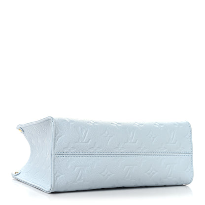 Louis Vuitton LV X TM Empreinte Monogram Superflat Onthego PM Washed Blue 4 of 13