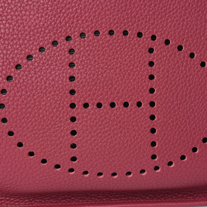 Hermes Taurillon Clemence Evelyne PM Rubis 8 of 11
