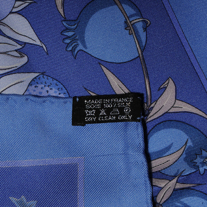 Hermes Silk Jardins d'Eden Pocket Square Scarf 4 of 4