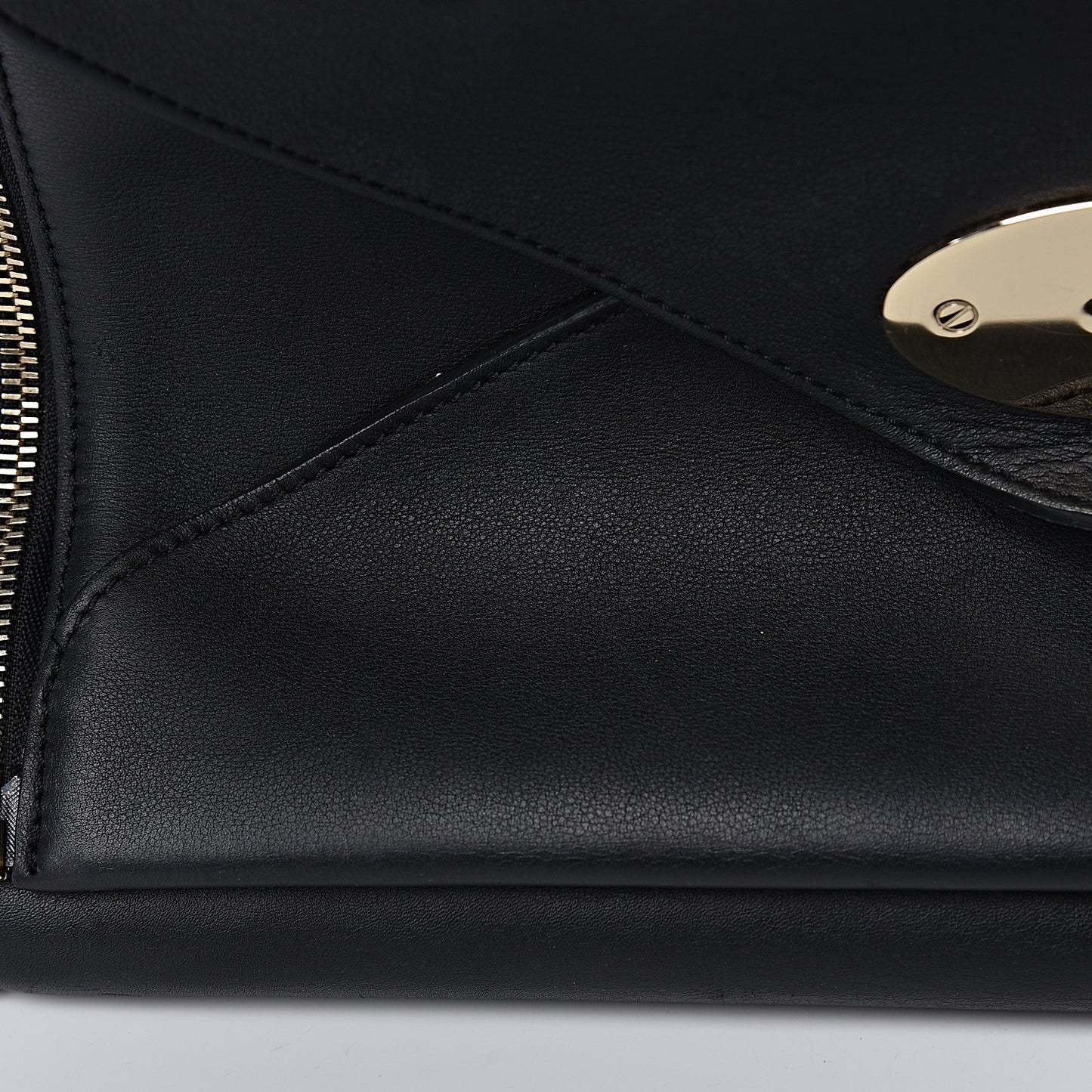 Silky Calf Medium Willow Tote Black