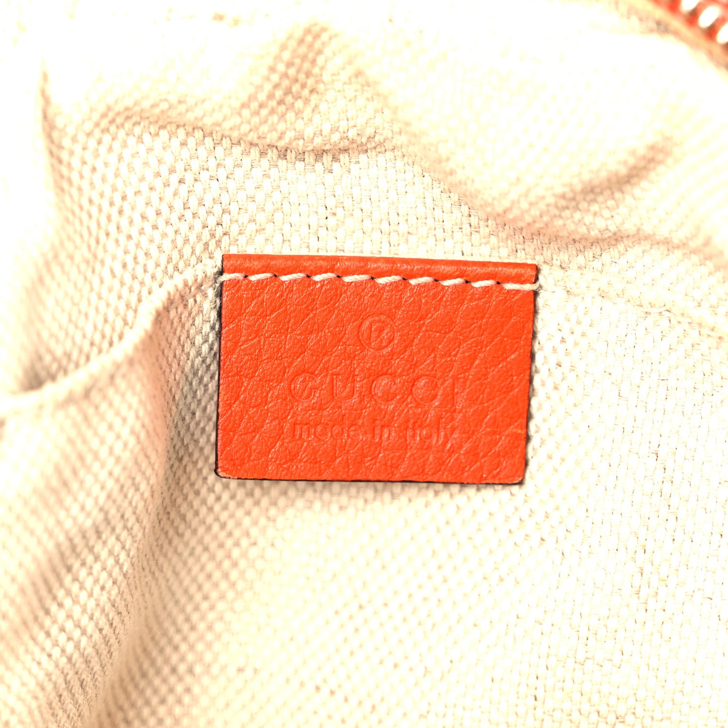 Pebbled Calfskin Small Soho Disco Bag Sun Orange