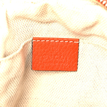 Gucci Pebbled Calfskin Small Soho Disco Bag Sun Orange 6 of 11