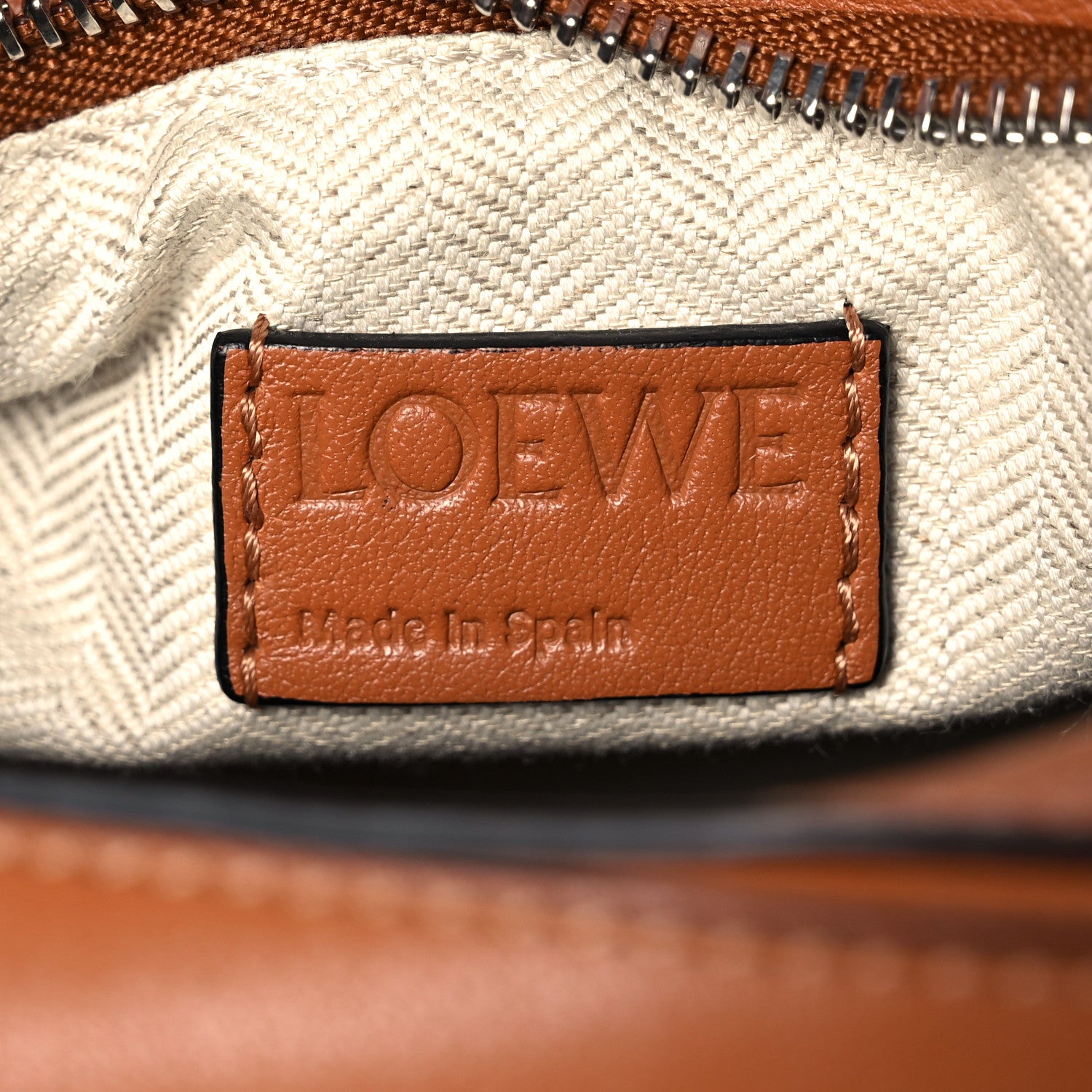 Loewe Calfskin Small Puzzle Bag Tan 6 of 14