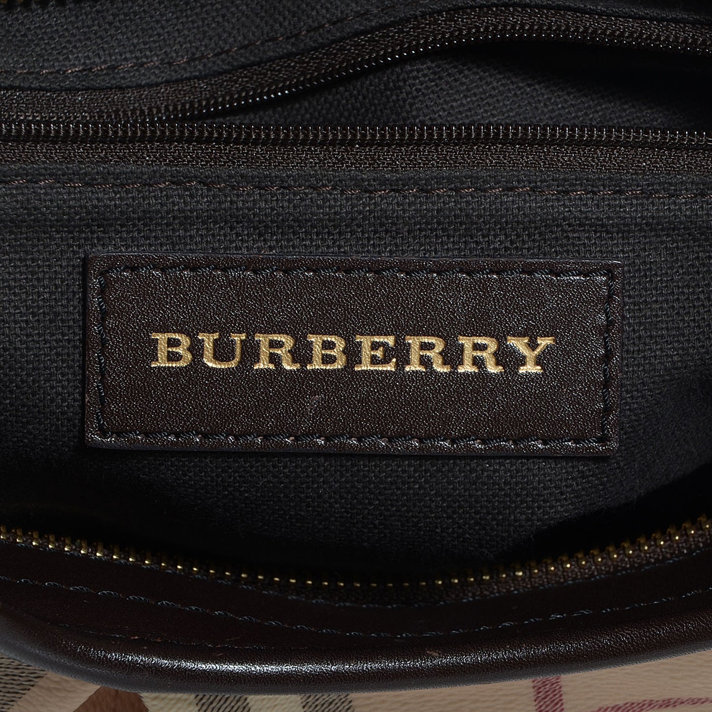 Haymarket Check Small Brooklyn Hobo Brown
