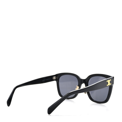 Celine Acetate Triomphe 01 Square Sunglasses CL 40222F Black 4 of 7