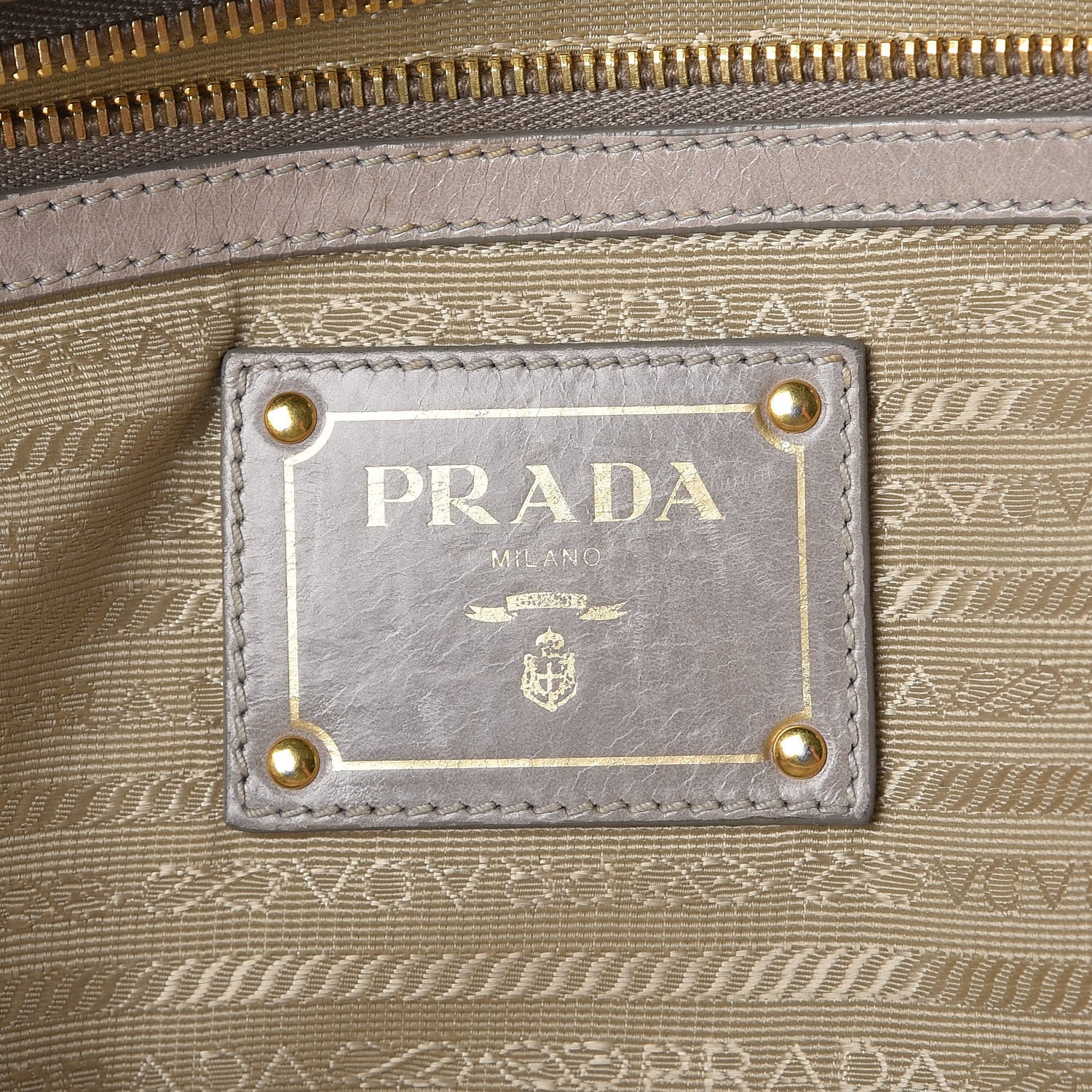 Prada Vitello Shine Top Handle Bowler Pomice 6 of 17