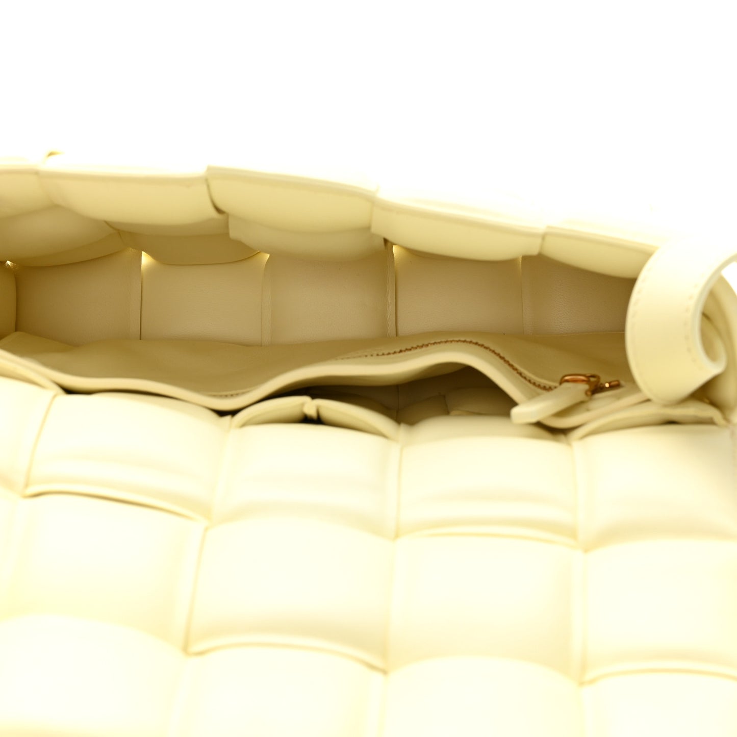 Nappa Maxi Intreccio Padded Cassette Crossbody Bag Zest