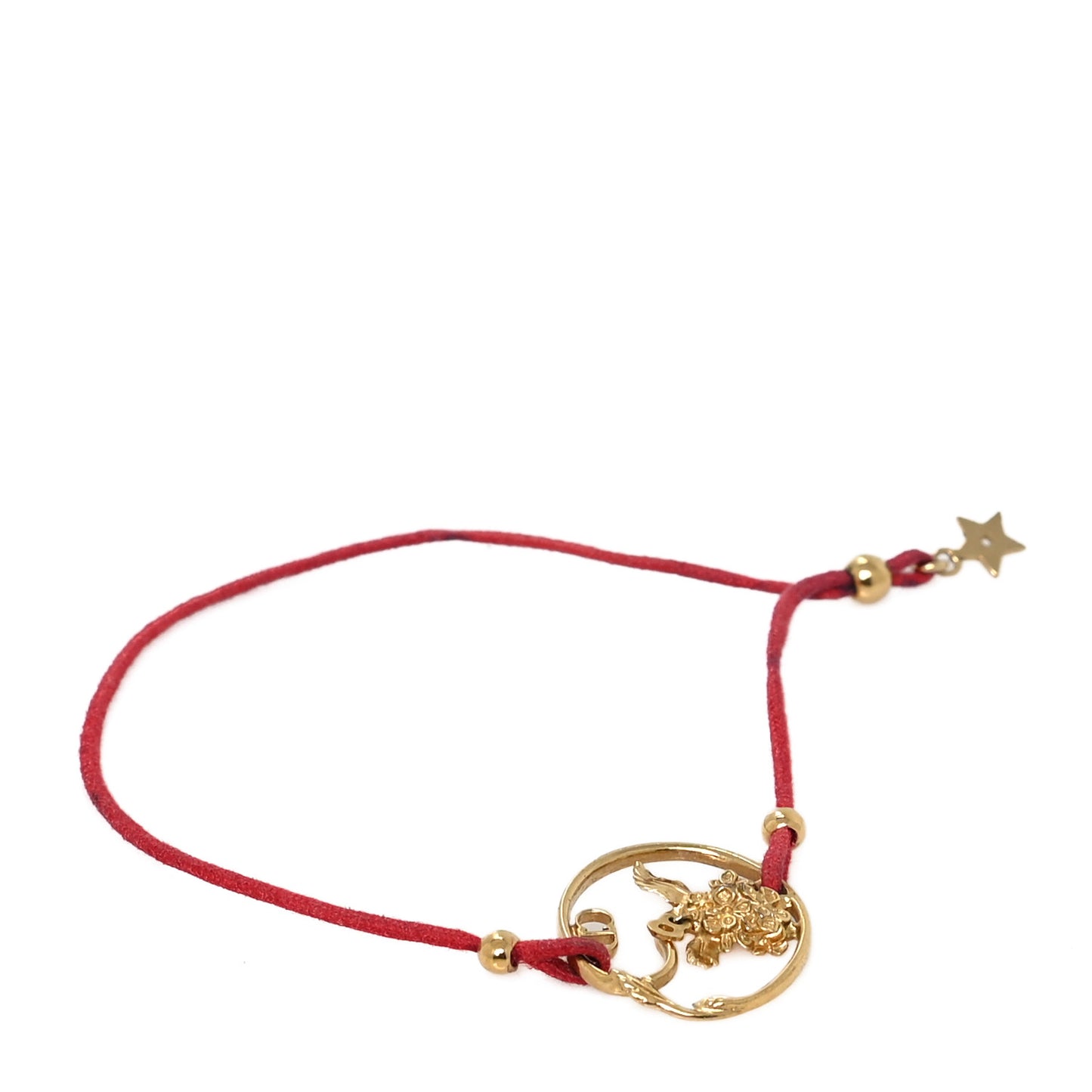 Silk Diorelita Hydrangea Bracelet Red