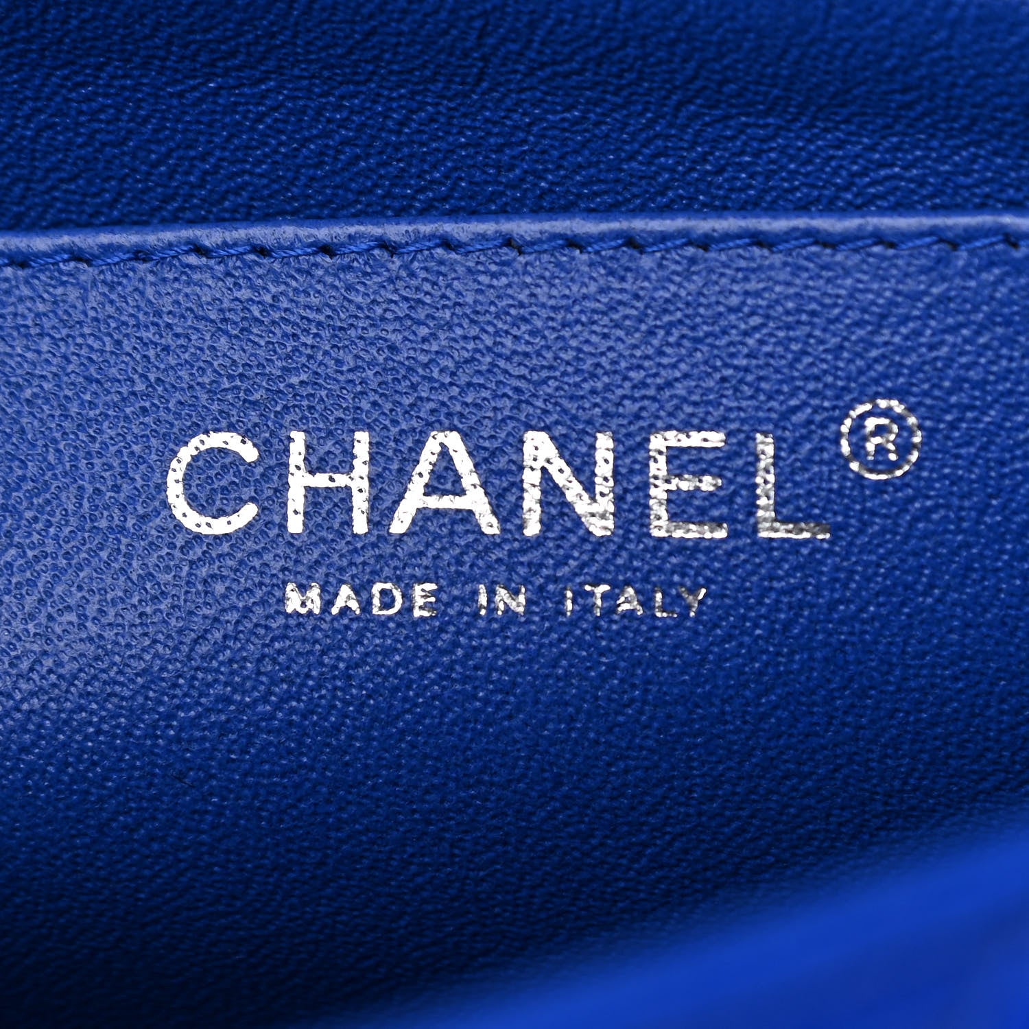 Chanel Lambskin Quilted Jumbo Single Flap Blue 6 of 13