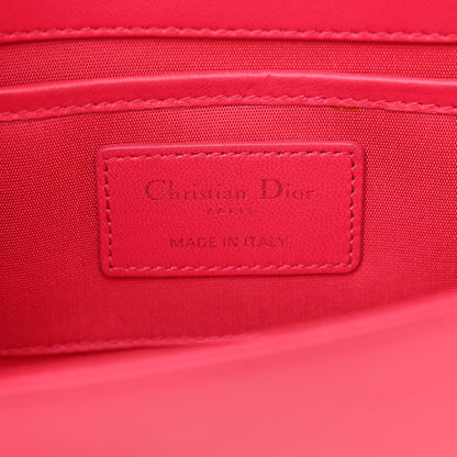 Christian Dior Lambskin Cannage Lady Dior Convertible Clutch Fuchsia 7 of 11