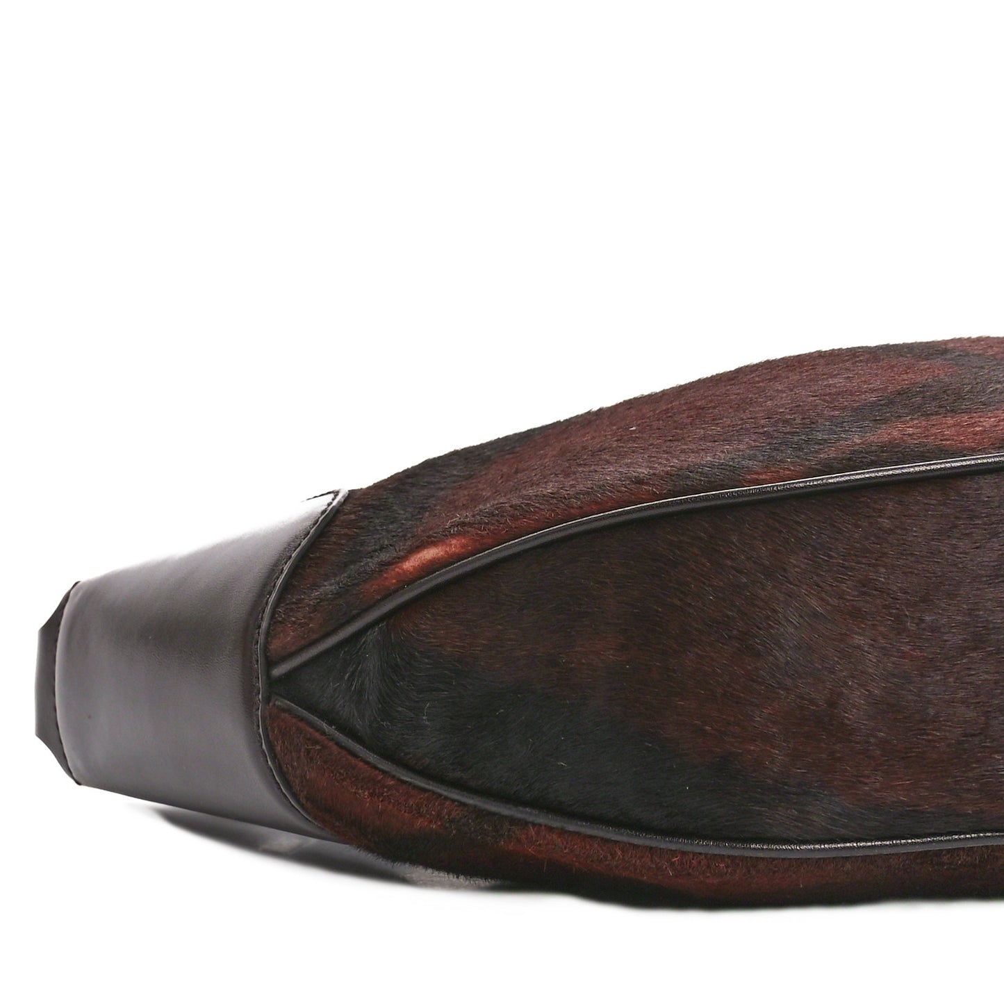 Pony Hair Half Moon Hobo Brown
