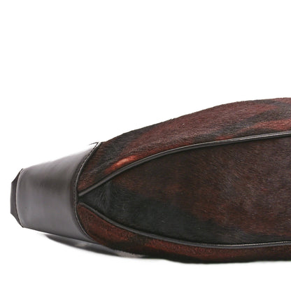 Gucci Pony Hair Half Moon Hobo Brown 9 of 11
