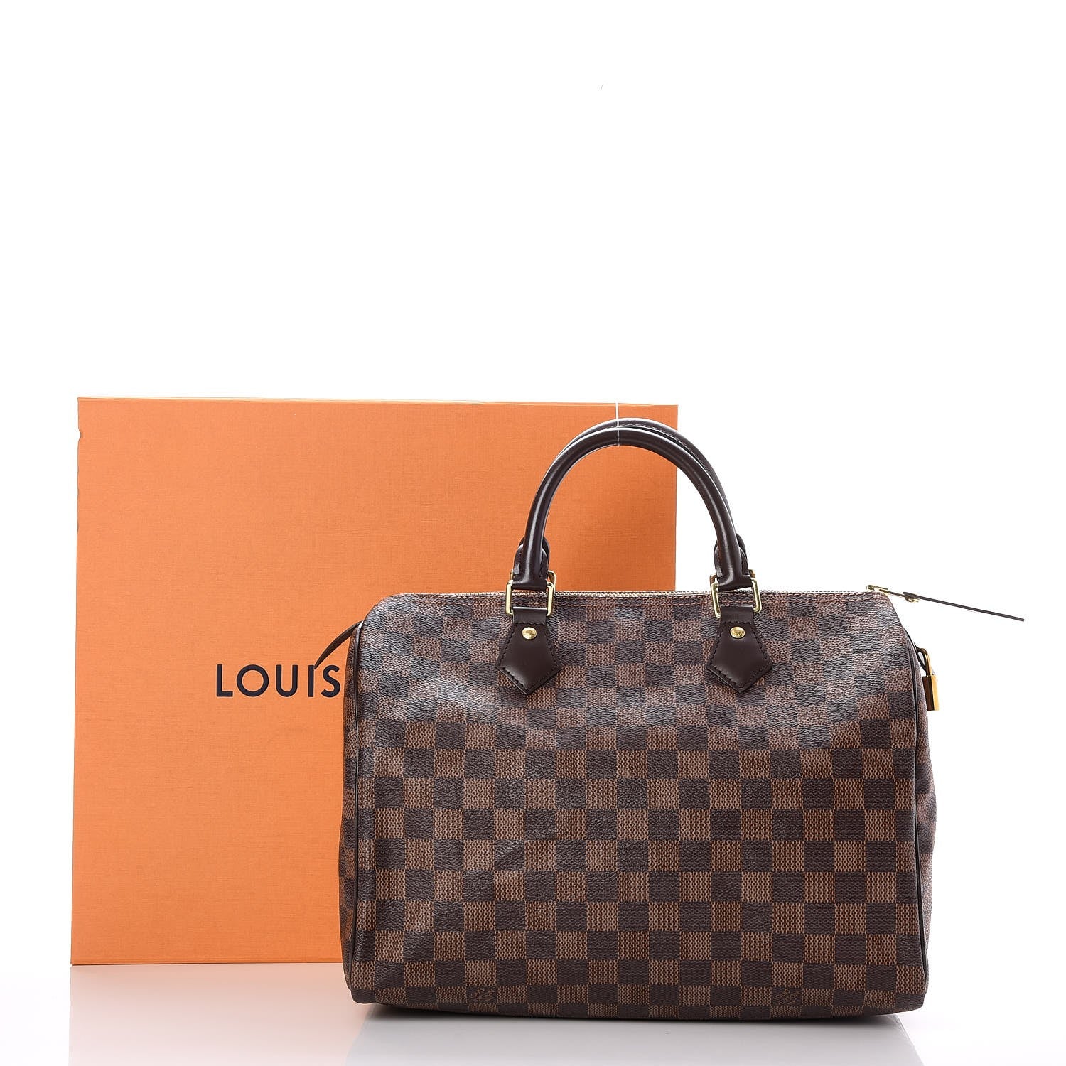 Louis Vuitton Damier Ebene Speedy 30 9 of 9