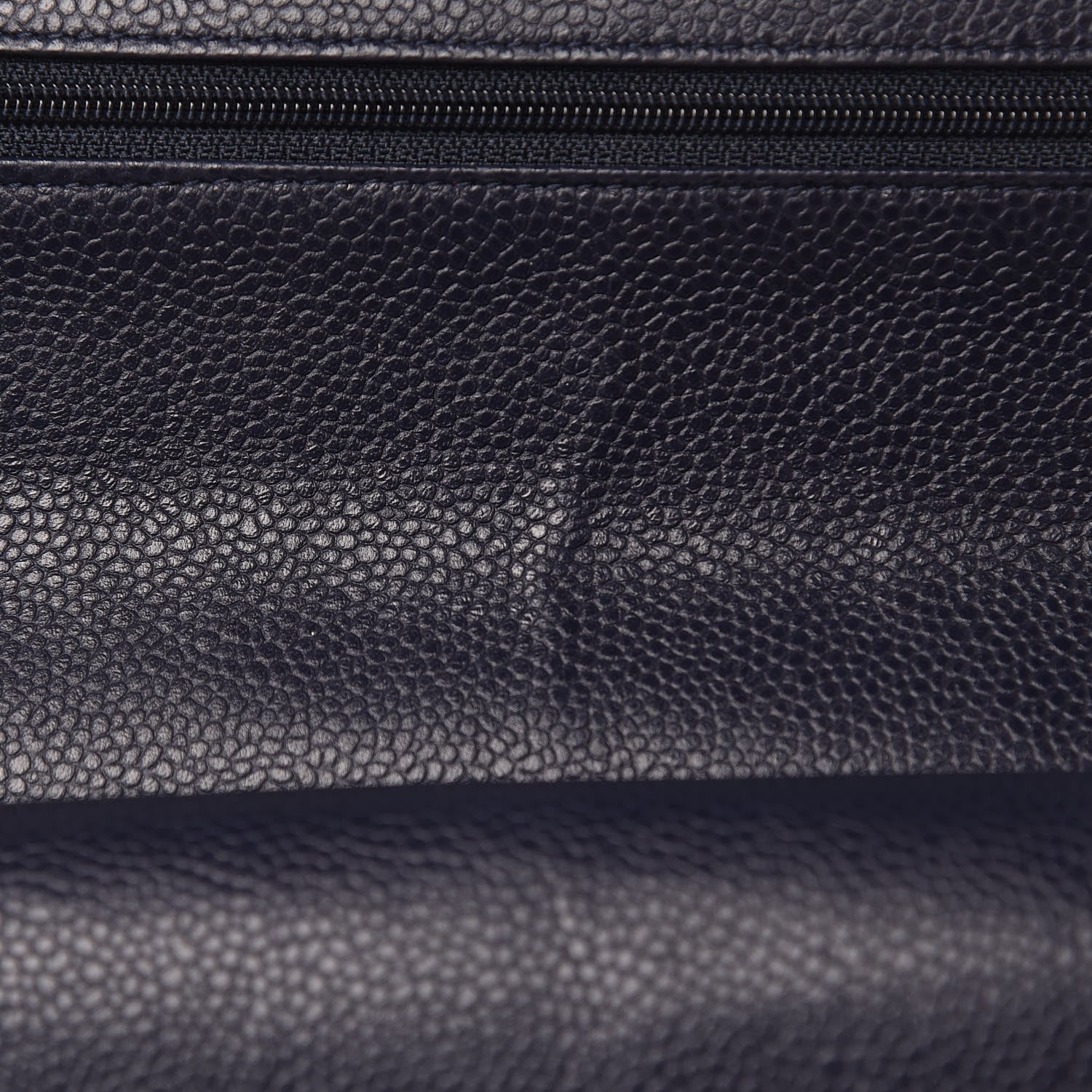 Chanel Caviar Quilted Medium Double Flap Dark Blue 13 of 18