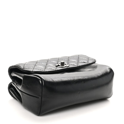 Chanel Glazed Calfskin Pilot Essentials Flap Black 4 of 11
