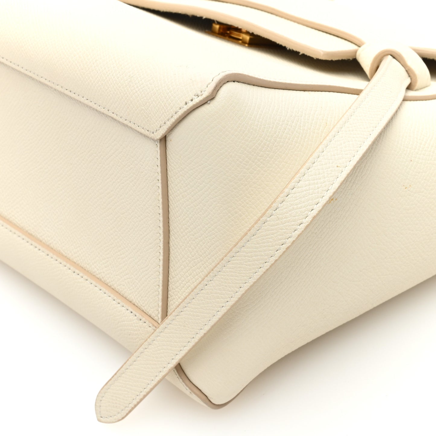 Grained Calfskin Micro Belt Bag Linen