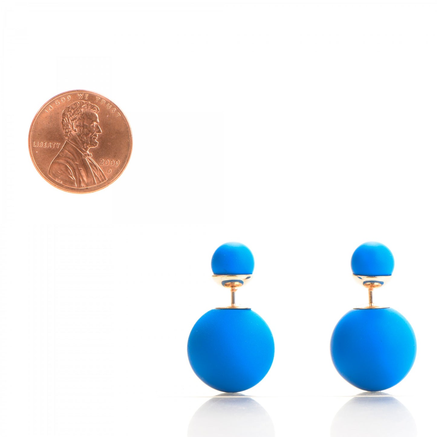 Mise En Dior Tribal Earrings Blue