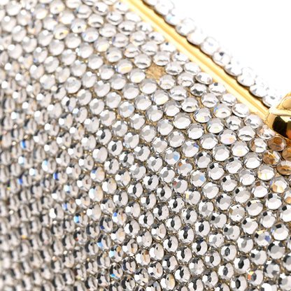 Judith Leiber Swarovski Crystal Minaudiere Clutch Gold 13 of 13