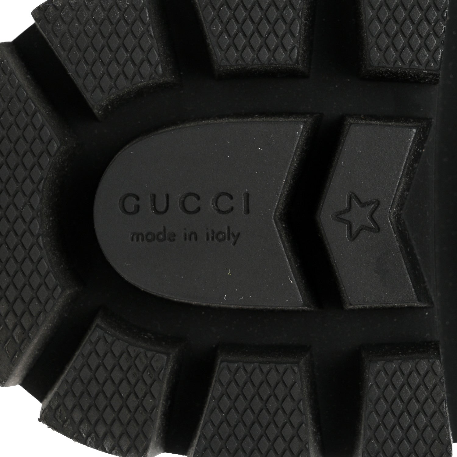 Gucci Nappa Frances GG Matelasse Platform Combat Boots 39.5 Black 8 of 9
