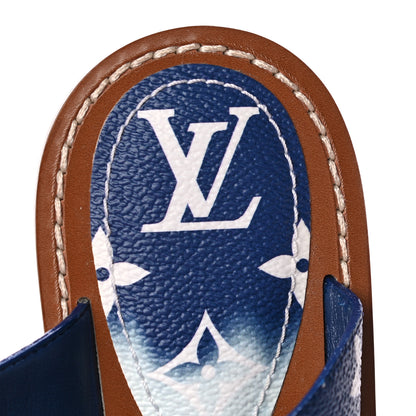 Louis Vuitton Monogram Escale Palma Sandals 39 Blue 8 of 8