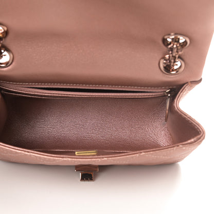 Chanel Metallic Grained Calfskin Quilted 2.55 Reissue Mini Flap Copper Pink 5 of 10