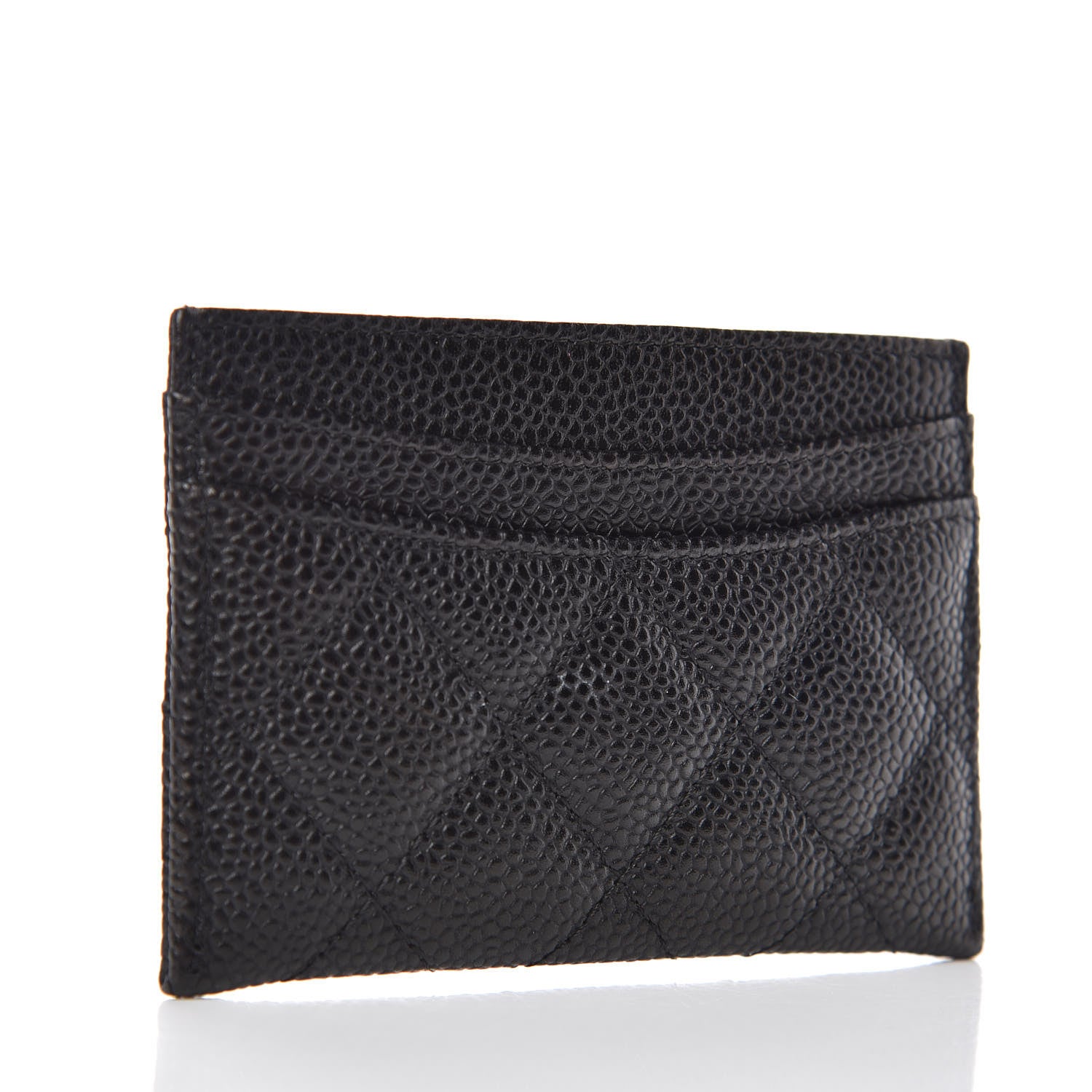 Chanel Caviar Quilted Card Holder Black 3 of 9
