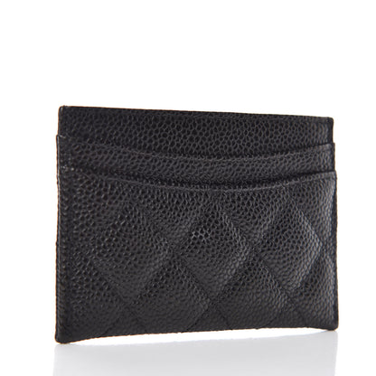 Chanel Caviar Quilted Card Holder Black 3 of 9