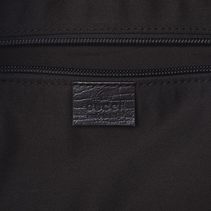 Gucci GG Supreme Monogram Web Medium Carry On Duffle Beige Dark Brown 6 of 10